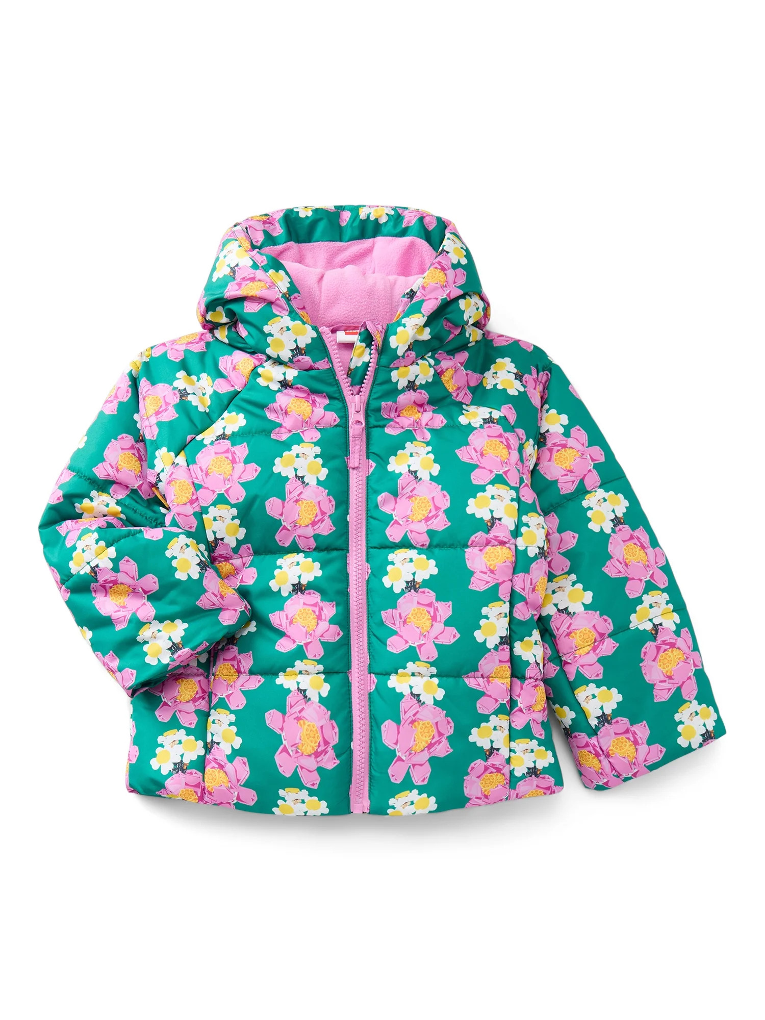 LEGO® Botanicals Toddler Girl Puffer Jacket, Sizes 2T-5T | Walmart (US)