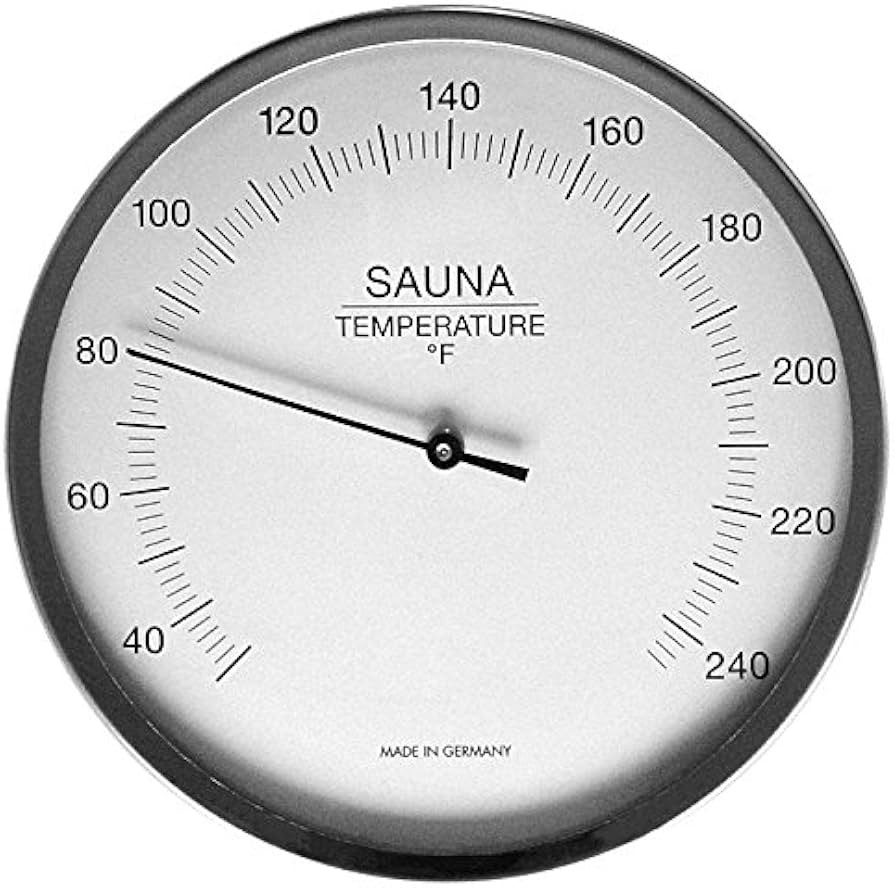 Fischer Sauna Thermometer 5.1", 197-01F (USA-Version, °F) - Made in Germany | Amazon (US)
