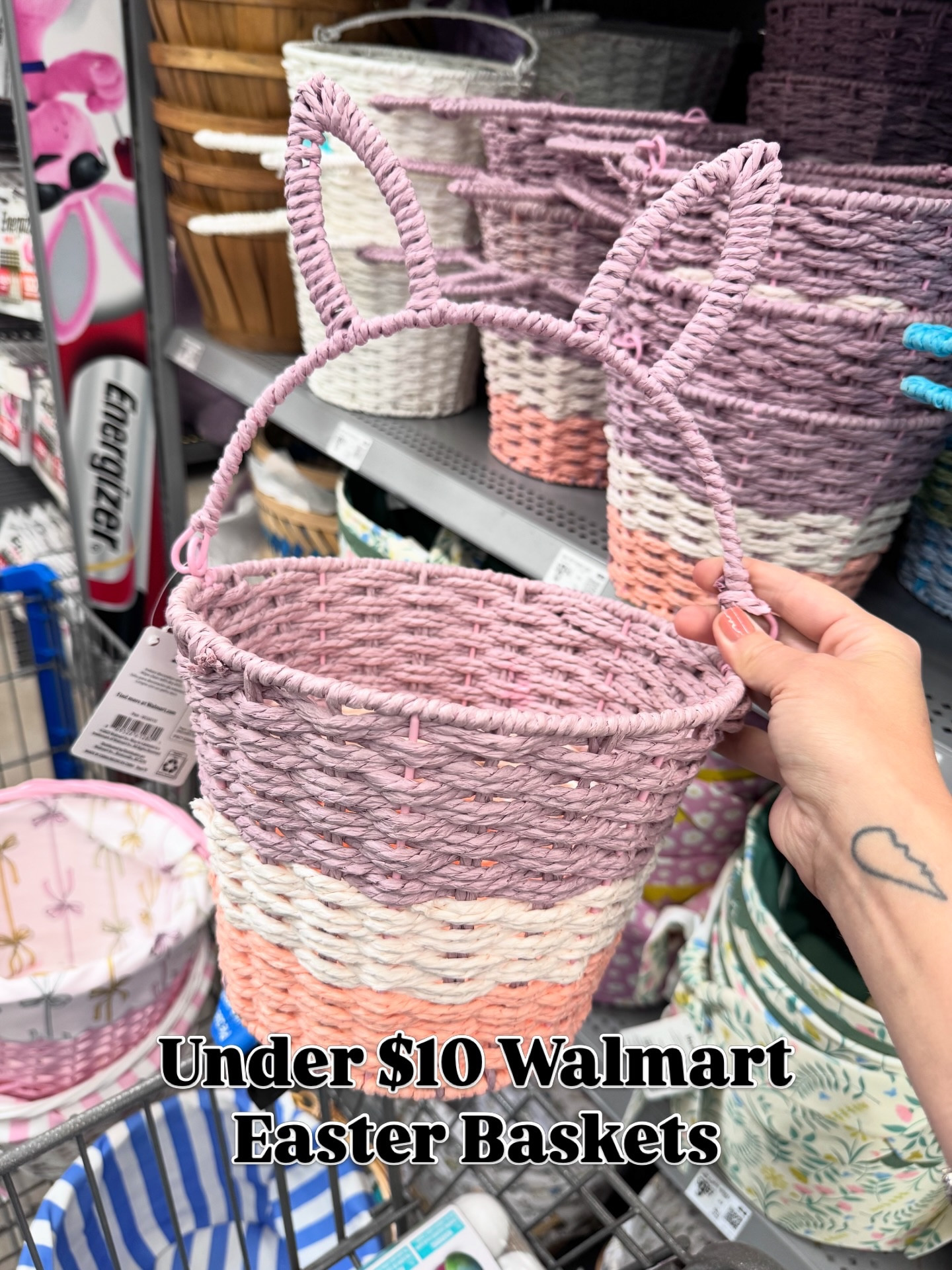 Such good deals for these Easter baskets that are a good size and under $10 each at Walmart! Follow + comment “SHOP” for a link! (make sure you’re following to receive it) ✨ & if you love Holiday finds and gift ideas, follow along for more!