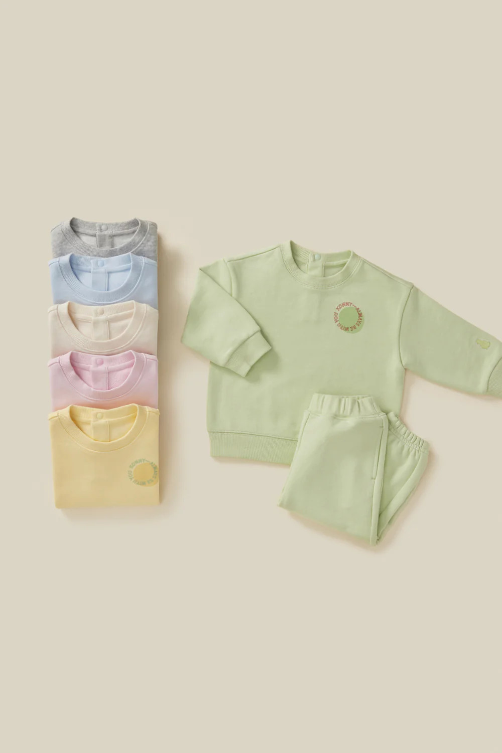 [25SS] Butter Cotton Sweatsuit Set | Konny Baby
