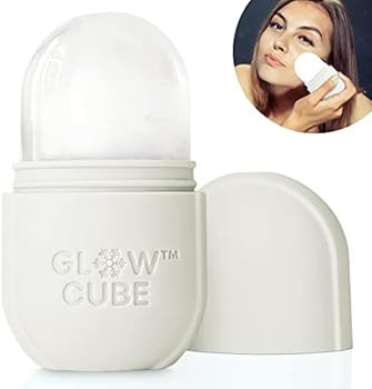 Glow Cube Ice Roller For Face Eyes and Neck To Brighten Skin & Enhance Your Natural Glow/Reusable... | Amazon (US)