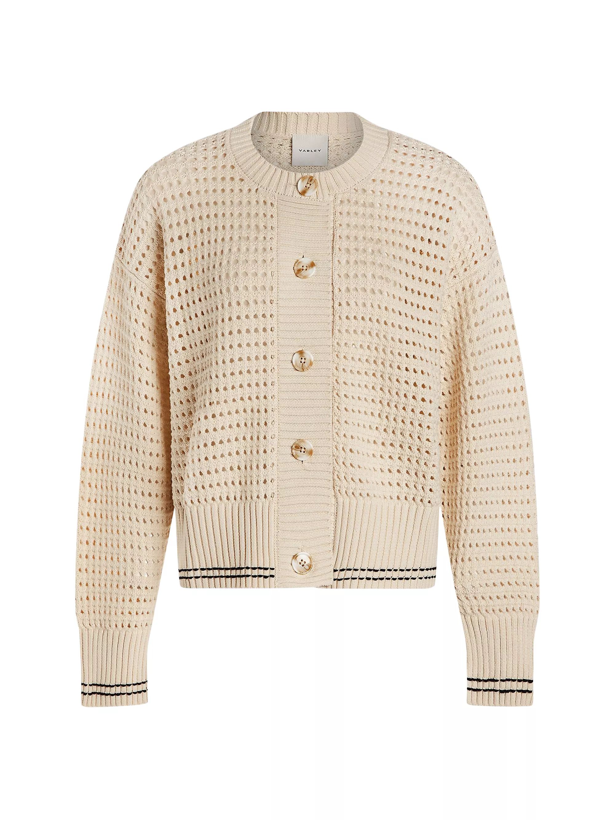 Kris Cotton Crocheted Cardigan | Saks Fifth Avenue