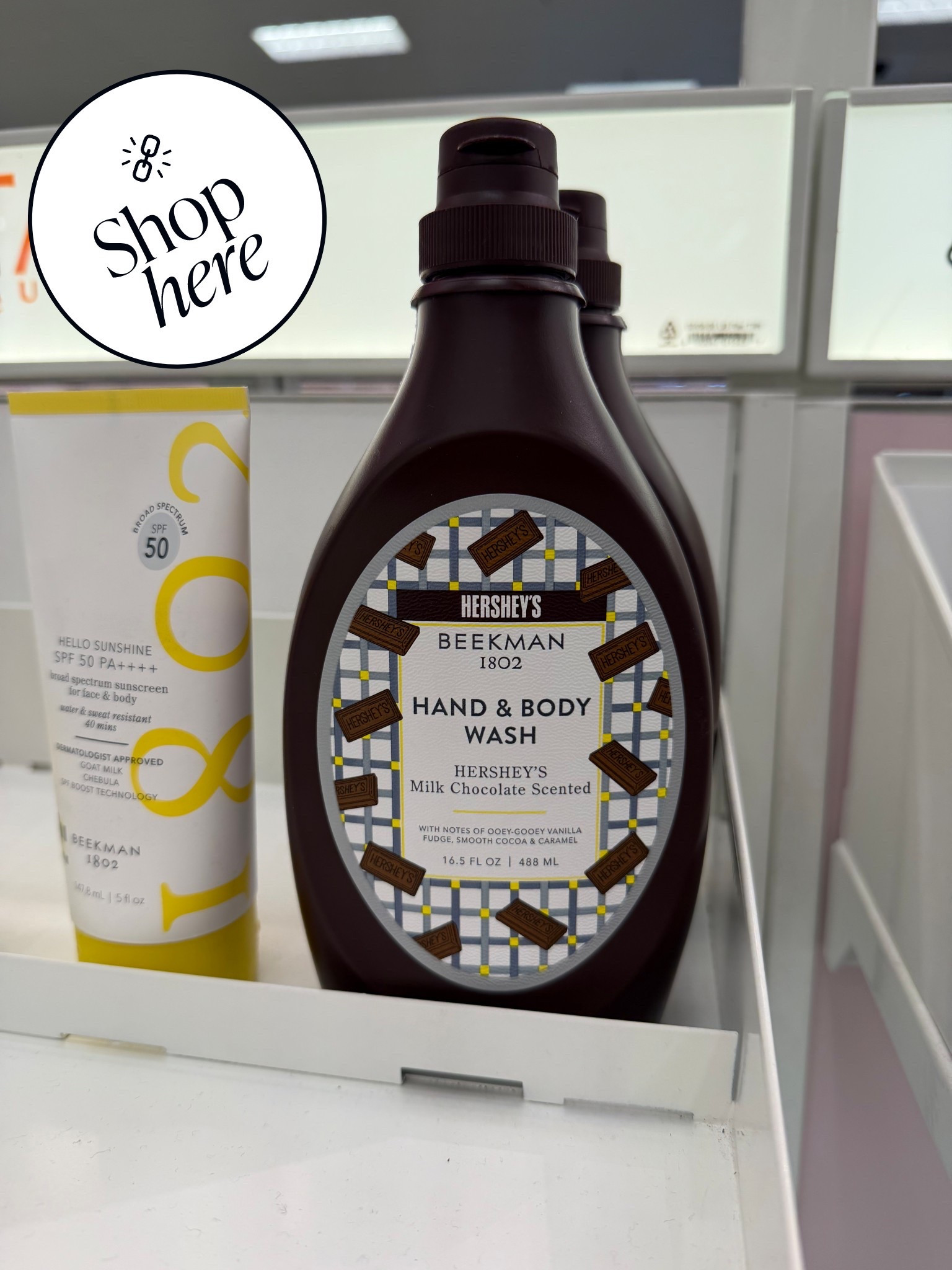 I had to stop because this looked exactly like a Hershey’s syrup bottle from a distance. It’s actually Beekman 1802 body wash, which makes this one of those fun little finds that feels perfect for anyone who loves quirky body care, seasonal finds, and conversation-starting products.

Beekman 1802, Beekman body wash, Beekman hand and body wash, Hershey’s Beekman 1802, chocolate syrup body wash, novelty body care, fun beauty finds, giftable body care, bath and body finds, unique skincare finds
#LTK finds
#Beekman1802 #BodyCare #BeautyFinds #BathAndBody #GiftableBeauty #FunFinds #SkincareFinds #LTKSeasonal

#LTKBeauty