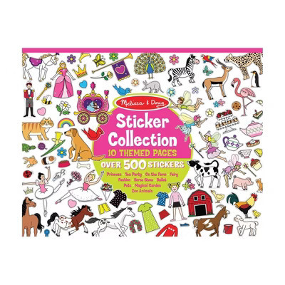 Melissa & Doug Sticker Princesses & Tea Party & Animals Collection Book - 500+ Reusable Stickers | Target