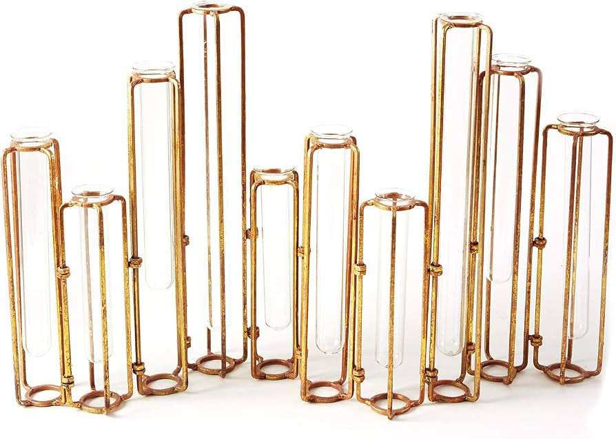 Two's Company Tozai Home Lavoisier Hinged Flower Vases,Set of 10 | Amazon (US)