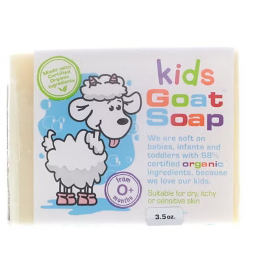 Goat Kids Organic Soap, Gentle Cleansing and Moisturizing Soap for Children, 3.5 oz | Target