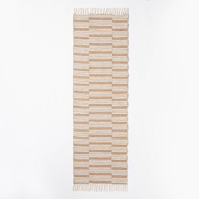 Rossmoor Indoor/Outdoor Plaid Scatter Rug Tan - Threshold™ designed with Studio McGee | Target