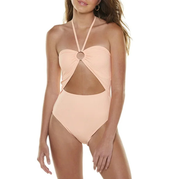 Celebrity Pink Sweetheart Ring One Piece Swimsuit | Walmart (US)