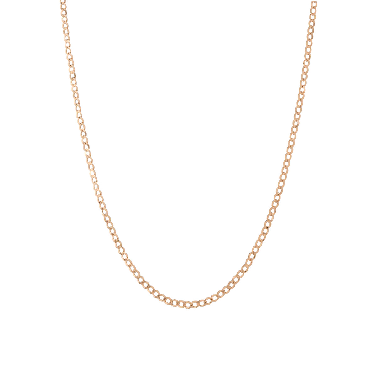 Medium Gold Curb Chain Necklace | AUrate New York