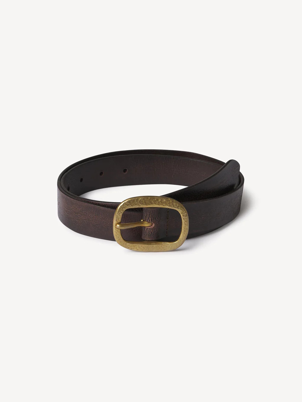 Brown Worn Leather Blacksmith Belt - Buck Mason- Modern American Classics | Buck Mason