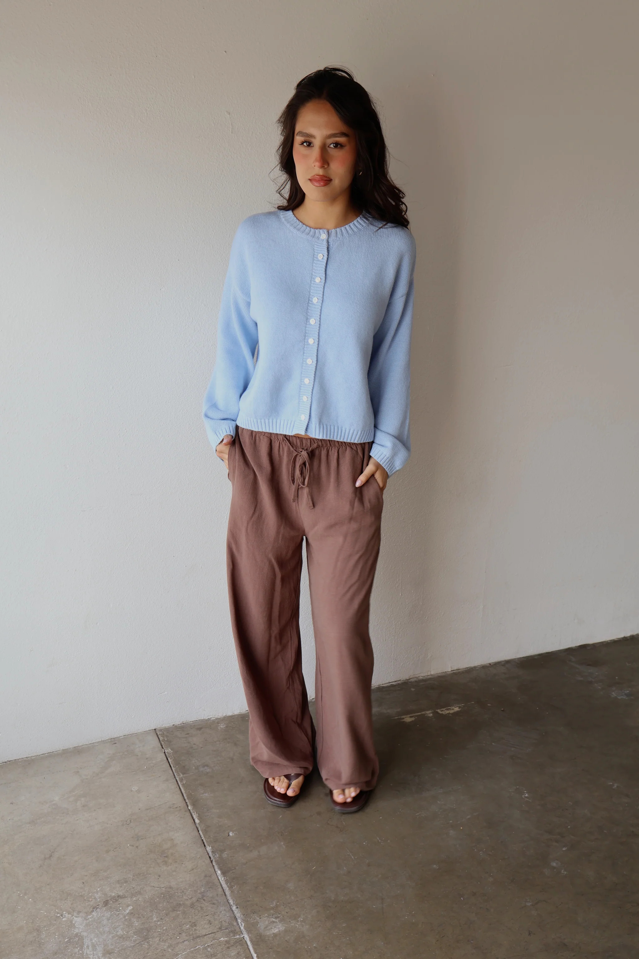 WEAVE CARDIGAN // SKY | SOTE The Label