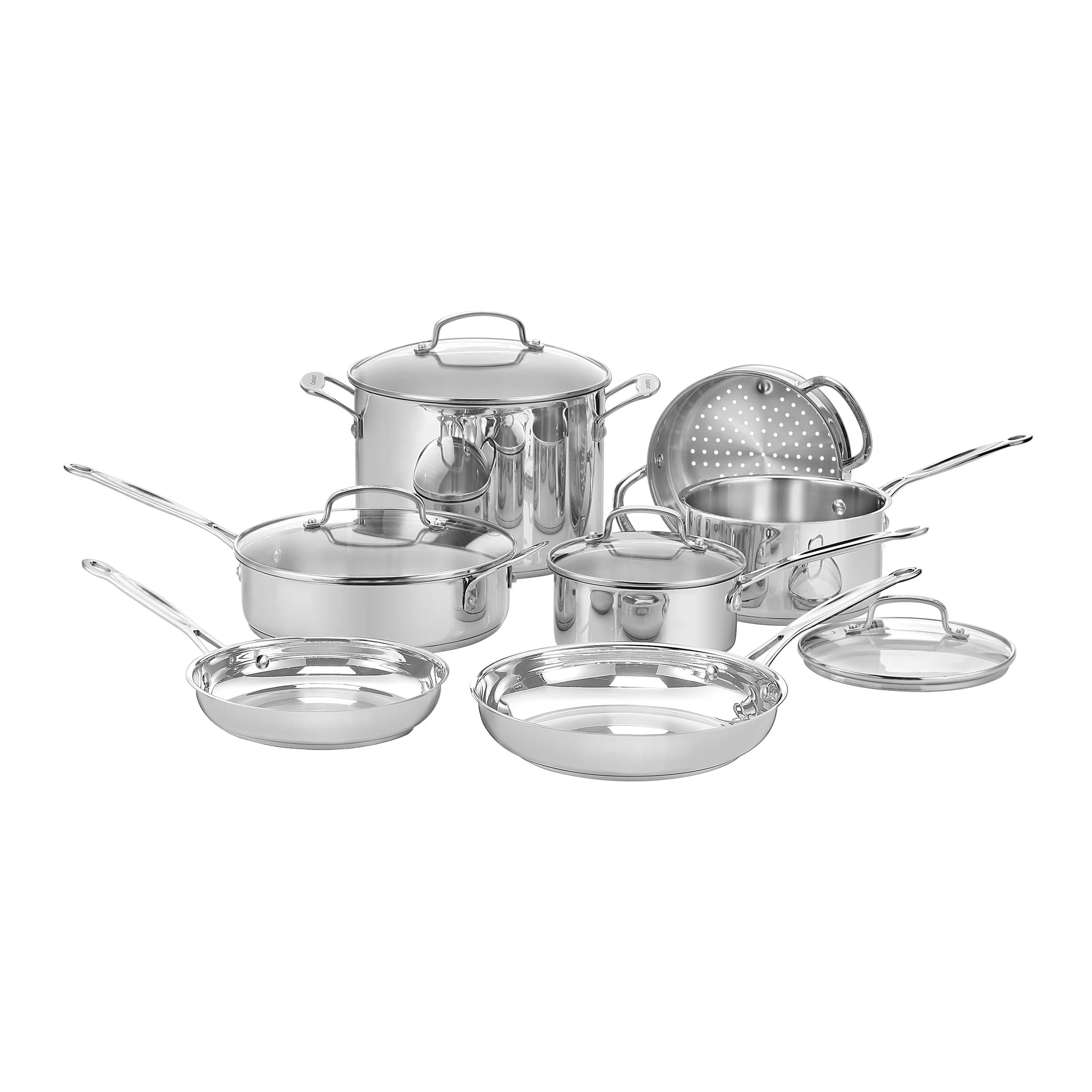 Cuisinart Chef’s Classic 11-Piece Stainless Steel Cookware Set | Walmart (US)