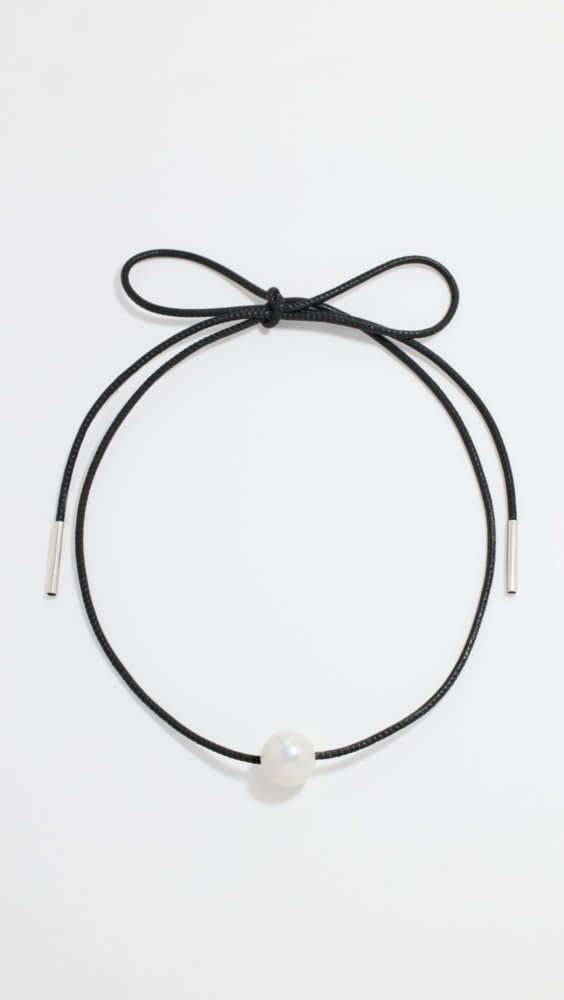 Loren Stewart Uno Pearl Tie Necklace | Shopbop | Shopbop
