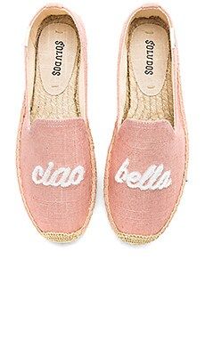 Soludos Ciao Bella Smoking Slipper in Dusty Rose from Revolve.com | Revolve Clothing (Global)