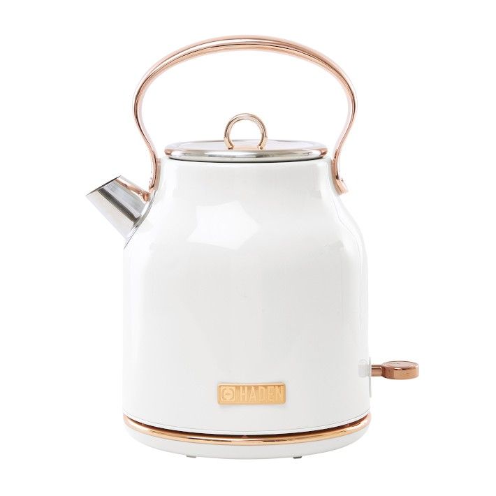 Haden Heritage Stainless-Steel Electric Cordless Kettle, 1.7-L | Williams-Sonoma