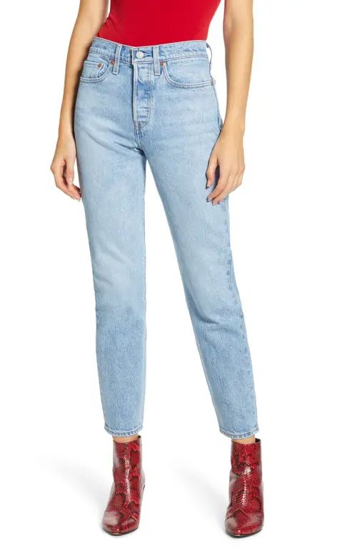 levi's Wedgie Icon Fit High Waist Jeans in Tango Light at Nordstrom, Size 34 | Nordstrom