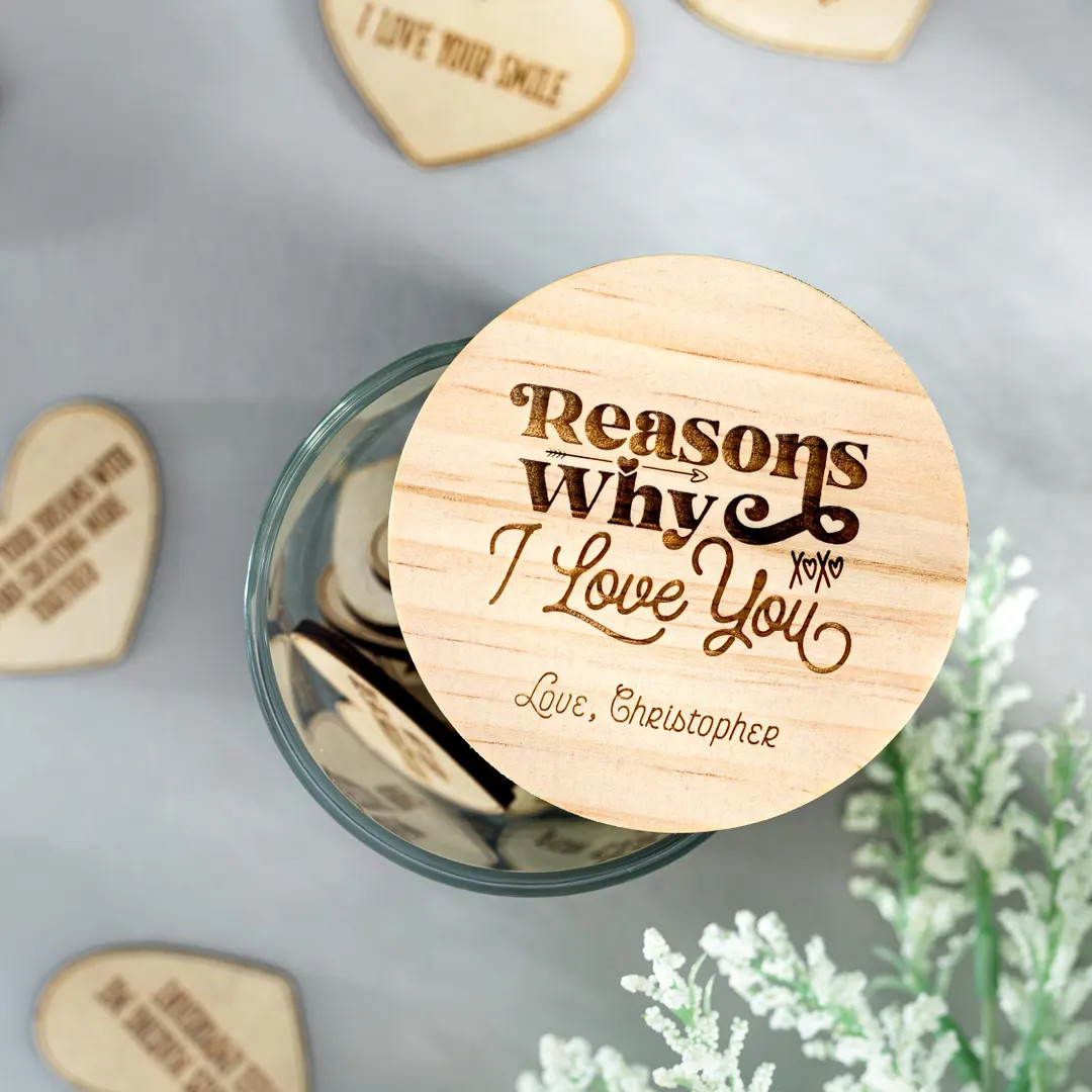 Personalized Reasons Why I Love You Jar Romantic Gift for Him Anniversary Gift Valentines Mother'... | Etsy (US)