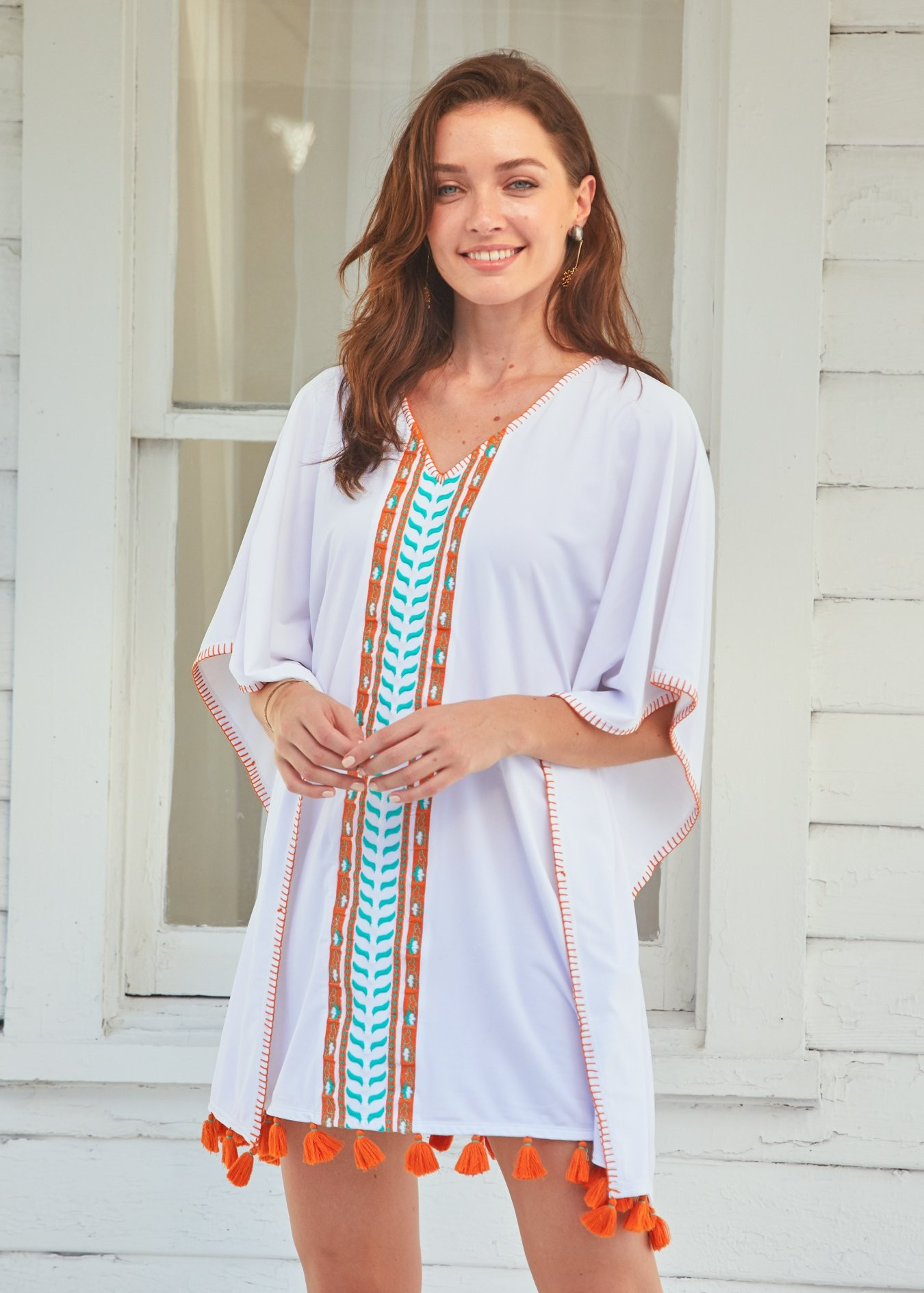 Cayman Embroidered Cover Up | Cabana Life