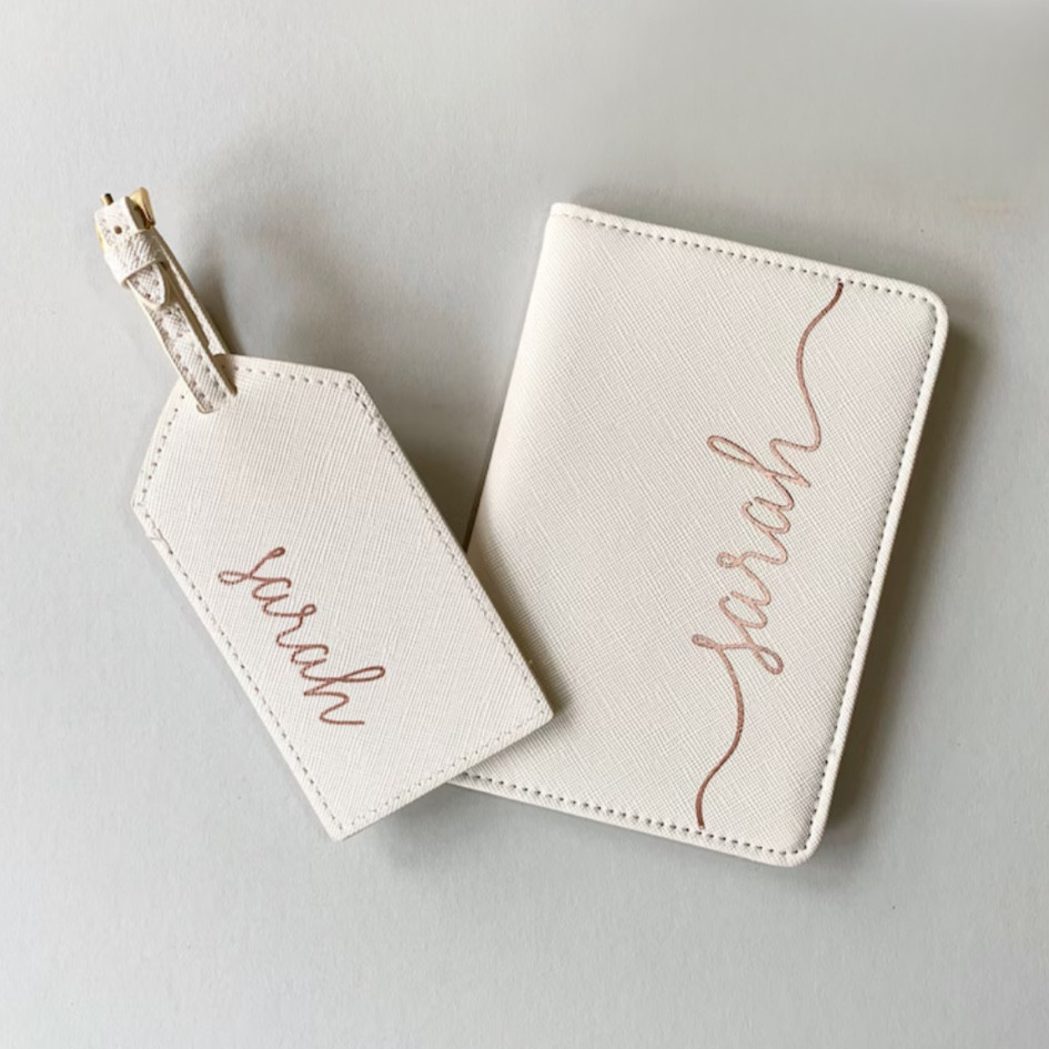 International travel must have: matching passport holder and luggage tag

Baby travel | luggage tag | passport holder | honeymoon | gift for bride | gift for bridesmaid | baby on the go | baby gift | personalize baby gift 

#LTKKids #LTKWedding #LTKTravel