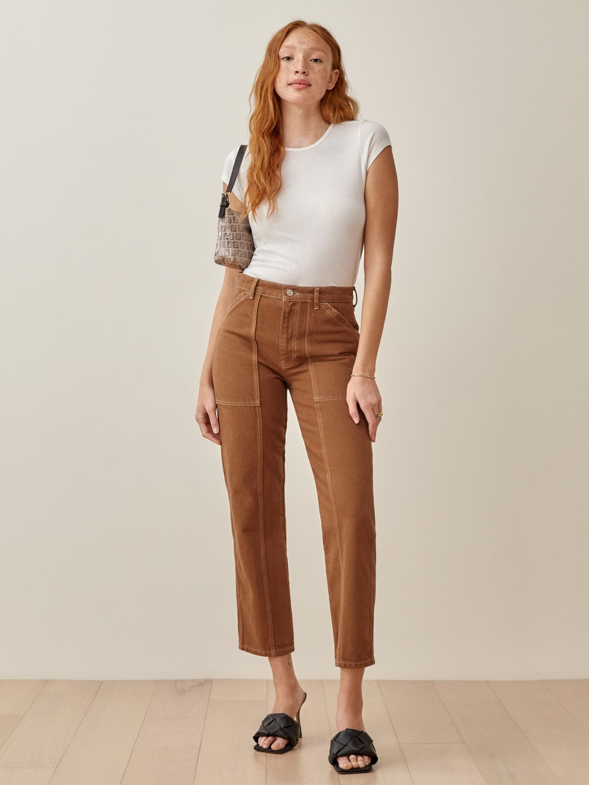 Kealy Carpenter High Rise Relaxed Jeans | Reformation (Global)