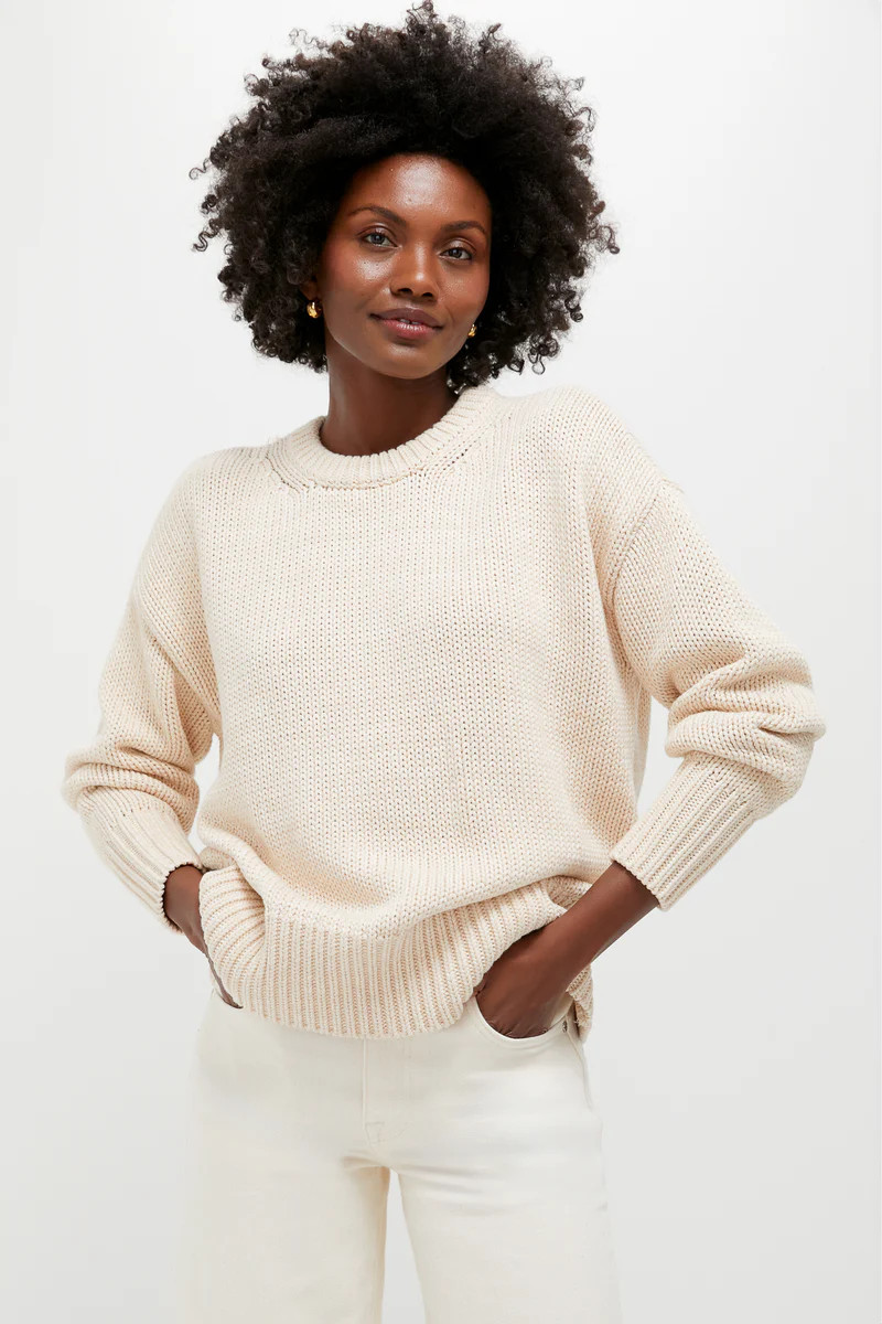 Sandstone Cotton Cliff Crewneck Sweater | Tuckernuck (US)