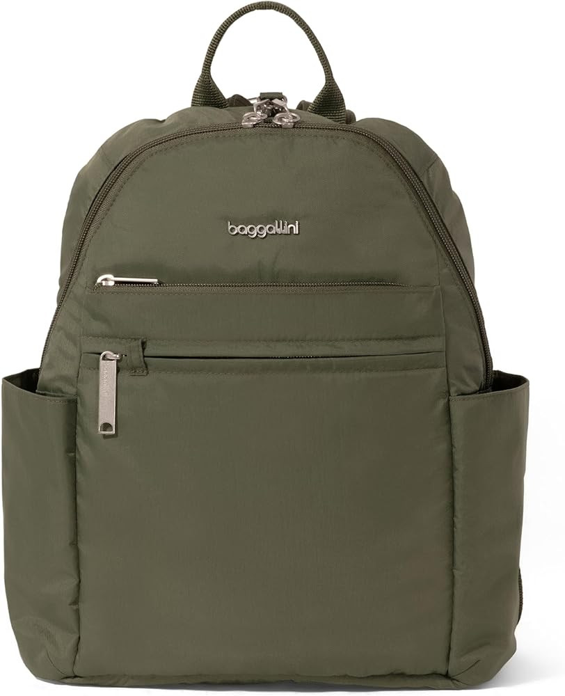 Baggallini Securtex® Anti-theft Vacation Travel Backpack 10x13 Slash-Resistant Nylon Daypack w/R... | Amazon (US)
