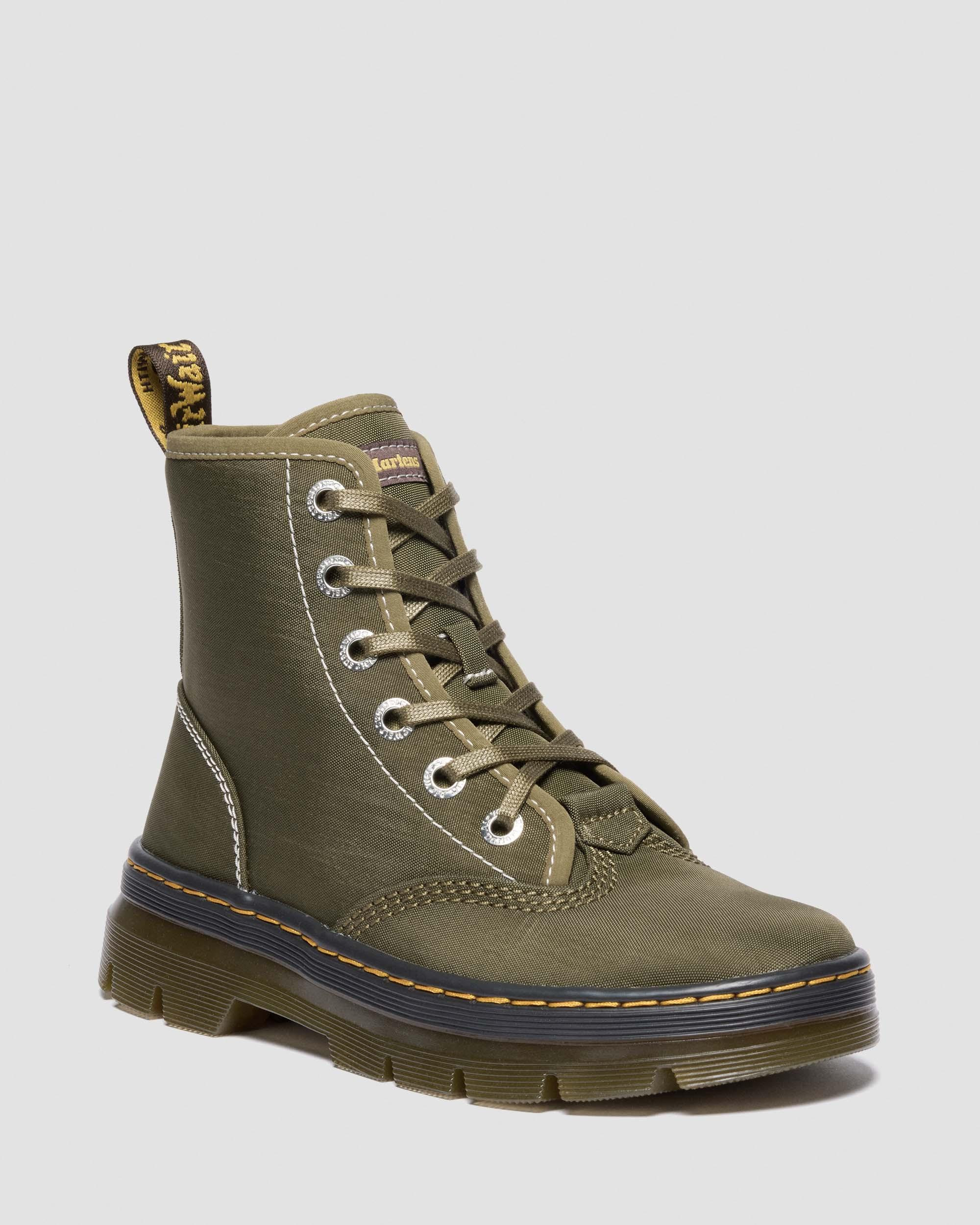 Charlee Chukka Nylon Utility Boots in Dms Olive | Dr. Martens | Dr. Martens