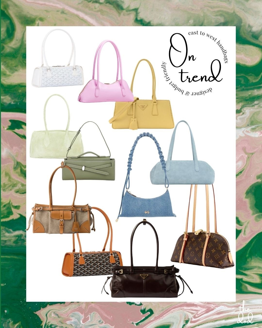 Rounding up some of my favorite “east to west” styles from designer brands to more affordable bags…

Handbags, currently trending, mother’s day, prada, louis vuitton, free people, goyard, designer, spring and summer 


#LTKgrwm #LTKMothersDay #LTKFestival