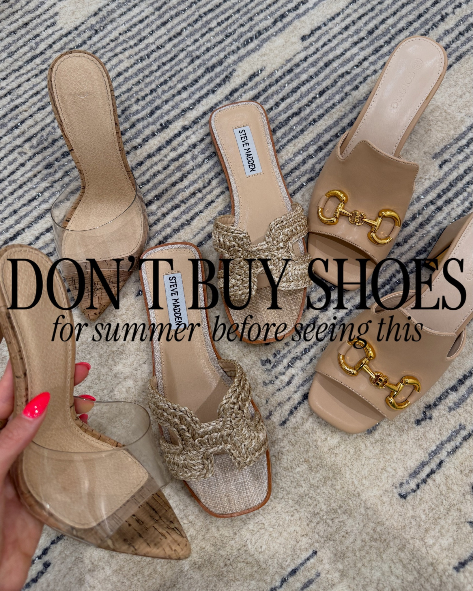 don’t buy shoes before seeing these 👀 so many good summer shoes I wear all of the time. Most of these are super affordable and look so high end! 

summer shoes, summer sandals, comfy sandals, vacation shoes, neutral sandals, trendy summer shoes, casual summer outfits, cute sandals, affordable summer fashion, everyday summer shoes

#summershoes #summersandals

#LTKPetite #LTKSeasonal