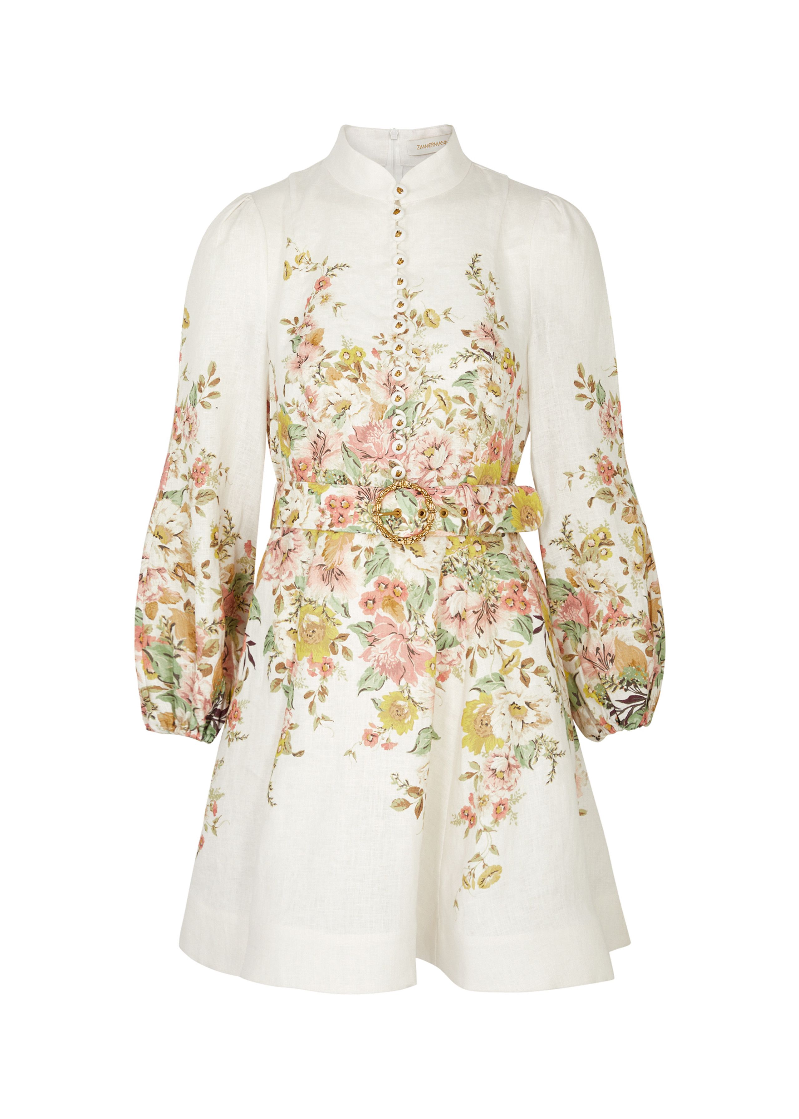 Matchmaker floral-print linen mini dress | Harvey Nichols (Global)
