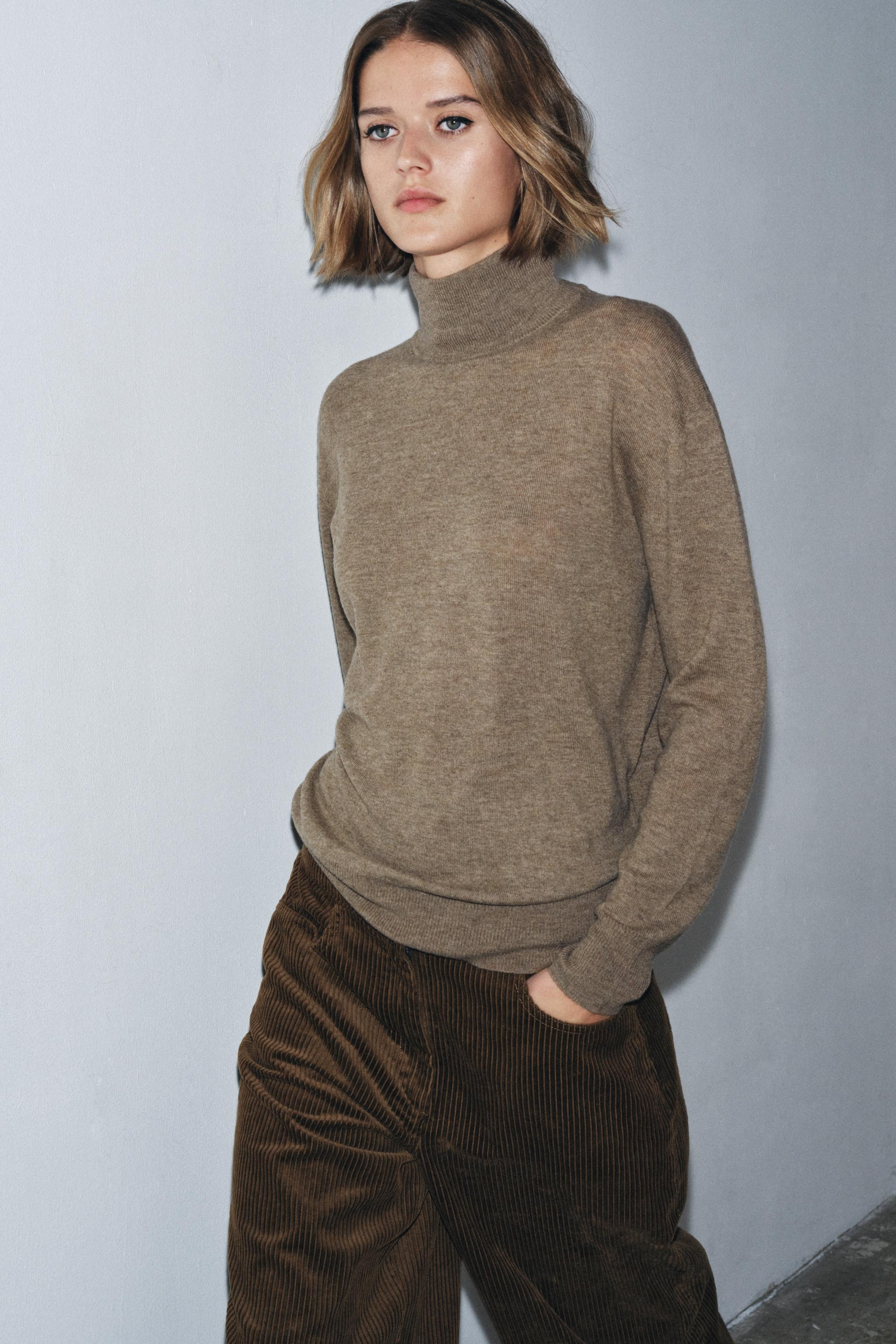 100% EXTRA SOFT WOOL JUMPER | Zara US