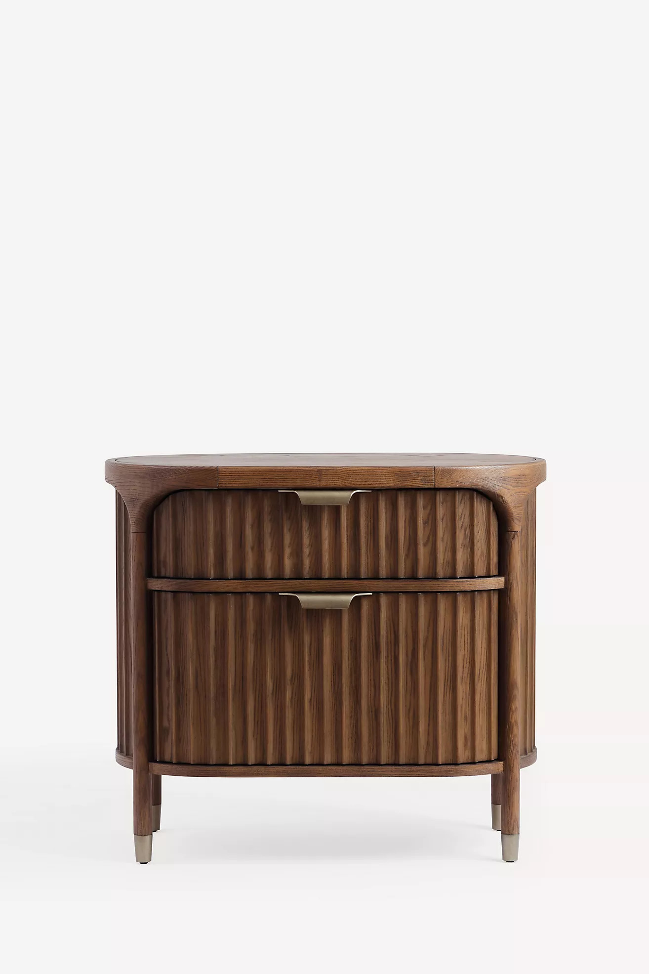 The Isla 30" Fluted-Wood Nightstand | Anthropologie (US)
