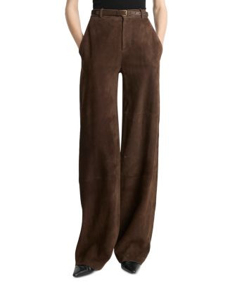 Vince Mid Rise Suede Trousers | Bloomingdale's Women | Bloomingdale's (AU)