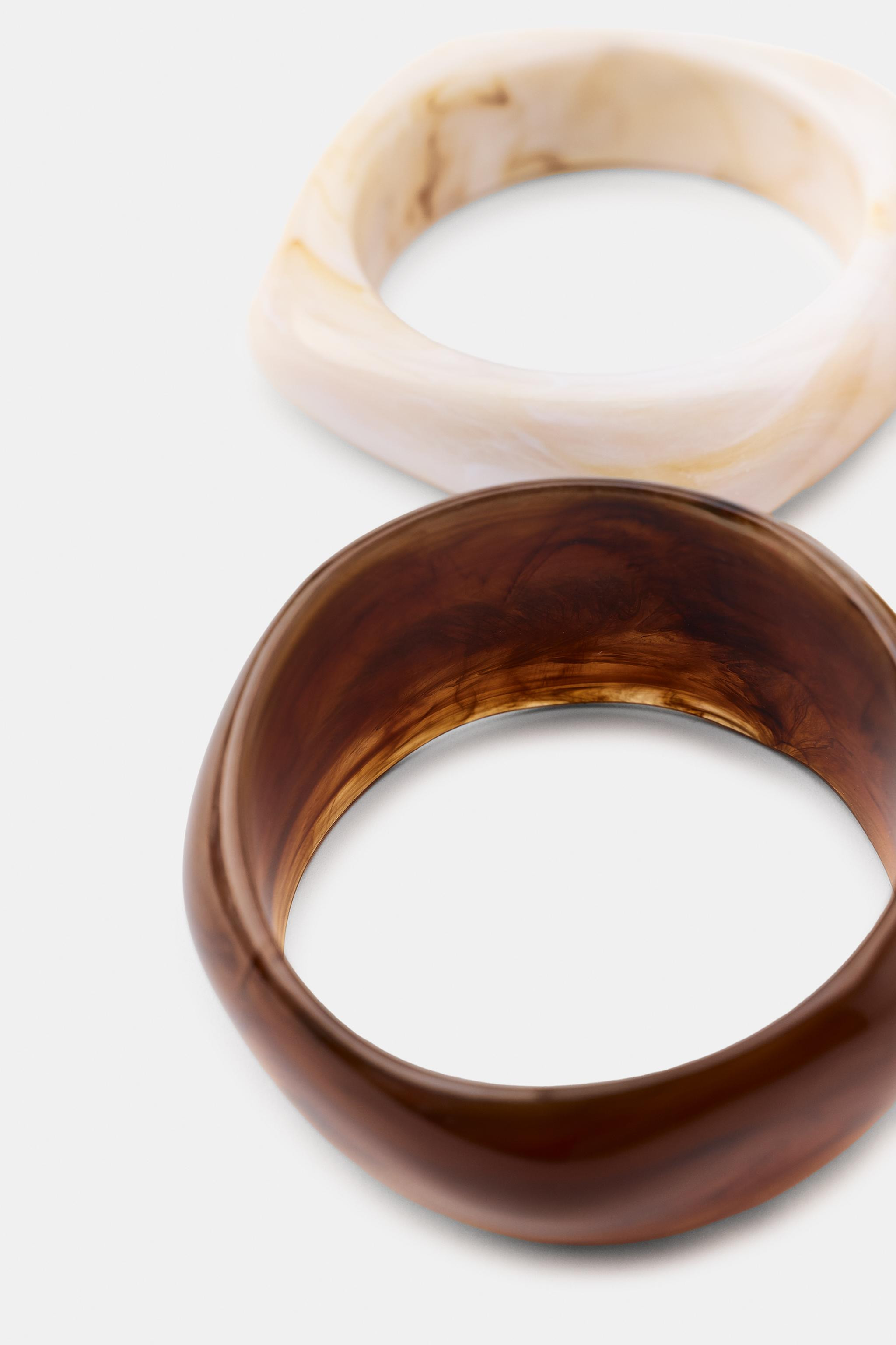 PACK OF 3 RIGID RESIN BRACELETS | Zara UK