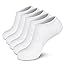 MONFOOT Women's and Men's 5-Pairs Cushioned No-Show Non-slip Socks | Amazon (US)