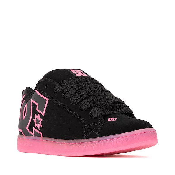 Womens DC Court Graffik Skate Shoe - Black / Pink | Journeys