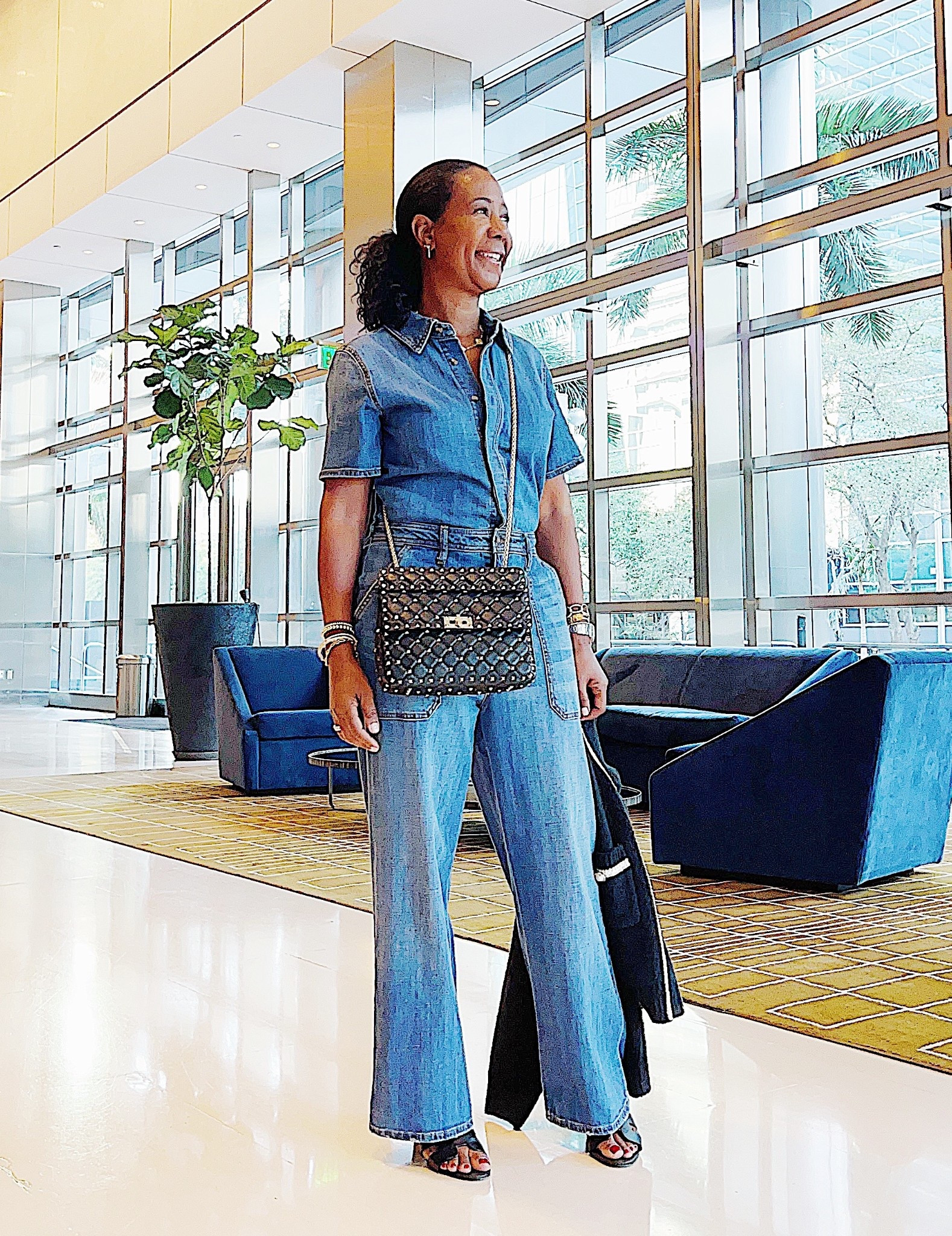 I love a denim jumpsuit - so easy to dress up or down.

#LTKOver40 #LTKPetite #LTKStyleTip