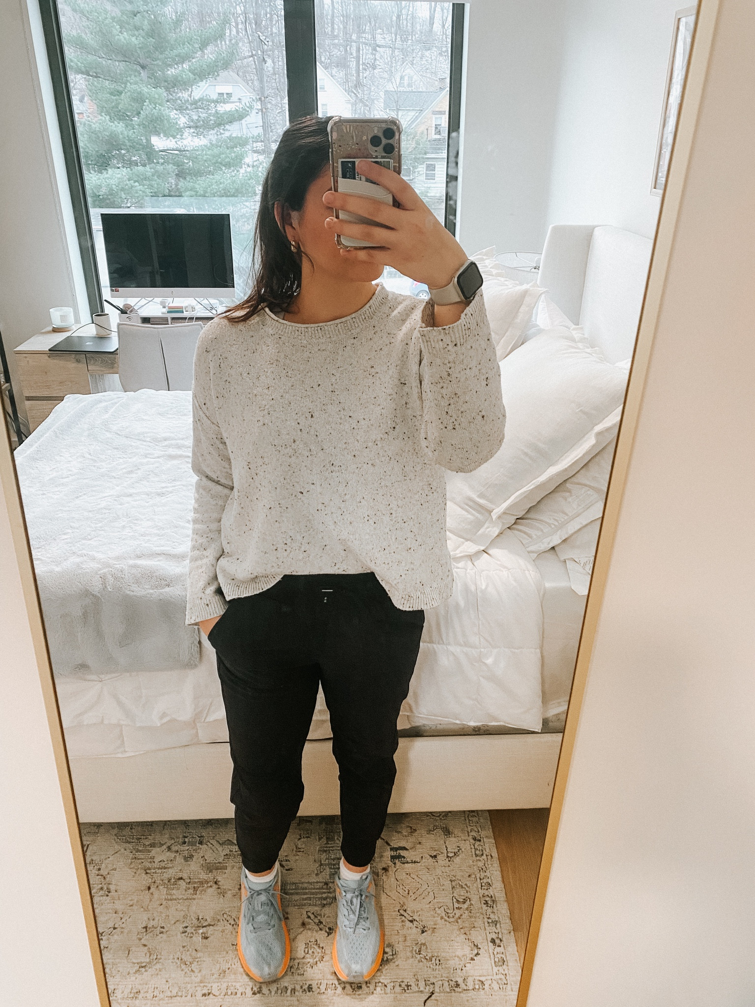 Casual outfit #joggeroutfit #casualoutfit #athleticwear #fitness #hokas 

#LTKstyletip #LTKSeasonal #LTKfitness