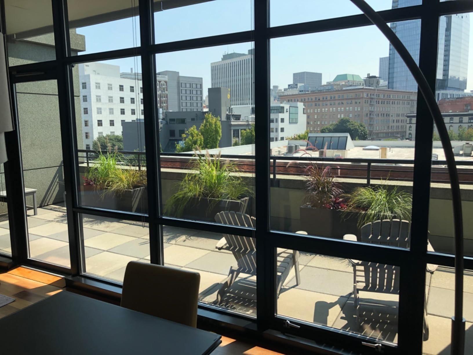 PolyStone Milan Tall Modern Outdoor/Indoor Rectangular Trough Planter, 46" L X 17" W X 19" H, Lig... | Amazon (US)