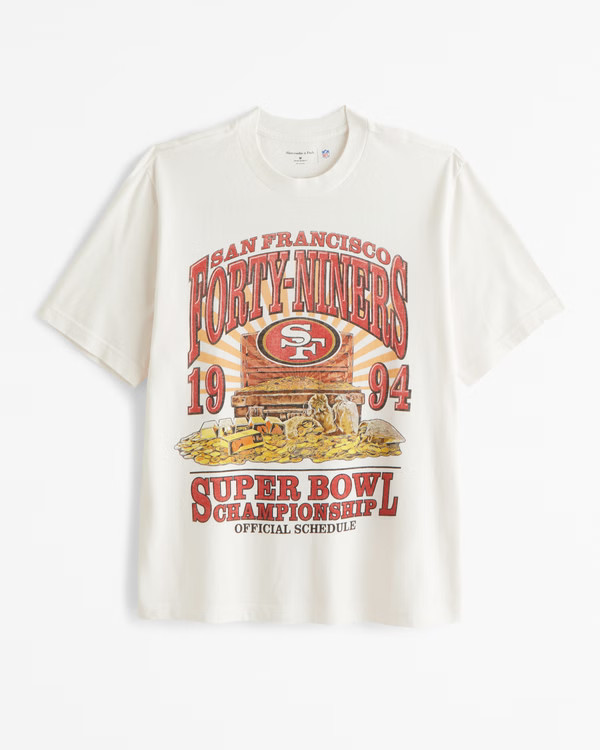 San Francisco 49ers Vintage-Inspired Graphic Tee | Abercrombie & Fitch (US)