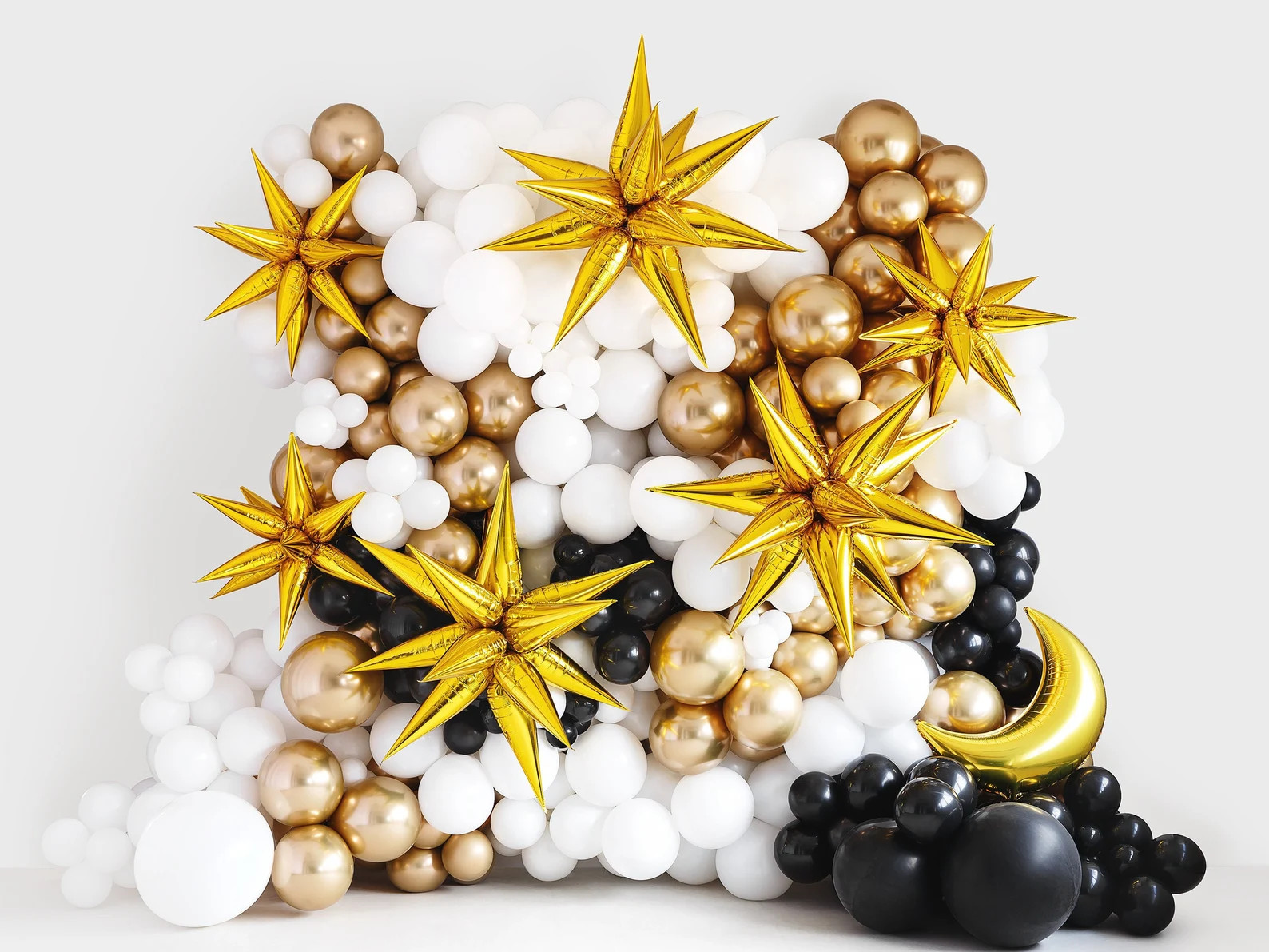 Starburst Balloon | Gold Starburst Balloon | Gold 3D Star Balloon | New Years Eve Decor | Designe... | Etsy (US)