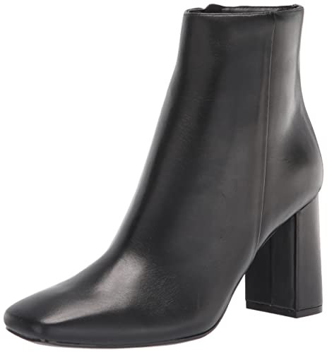 Marc Fisher Women's Nebula Ankle Boot, Black Leather, 7.5 | Amazon (US)