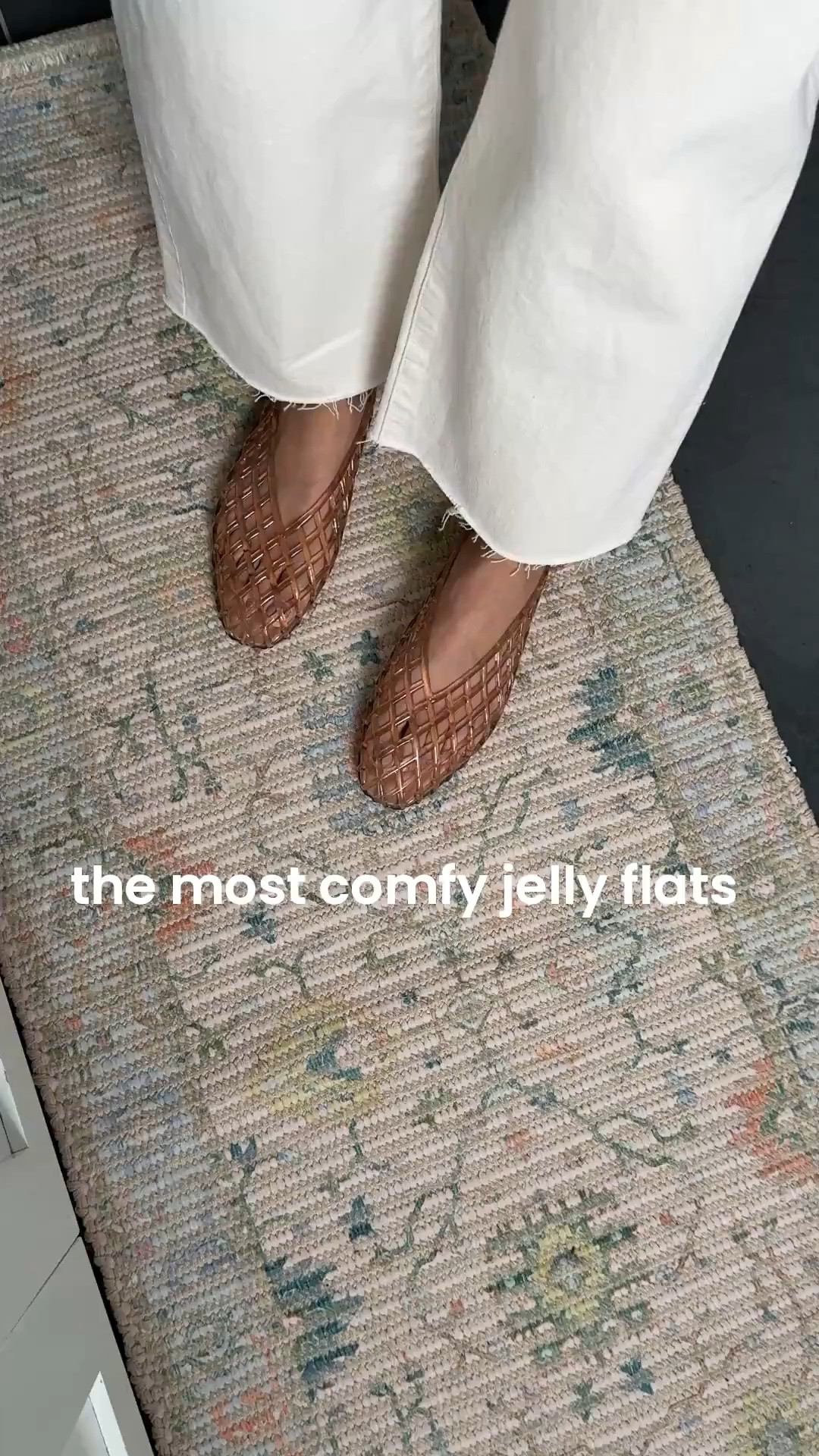 Anthropologie sale, use code JEAN20 for 20% off full priced order $100+, 3/6 - 3/9

Cushioned, versatile jelly flats for vacation & when the weather warms up.

- Dolce vita flats in Mocha size 5. Water friendly so a great mom shoe for poolside / water play too.

- Madewell jeans in 24 Short, these are perfect! Soft ecru color

- Anthropologie bathroom mat love the soft muted colors

#LTKTravel #LTKPetite #LTKmomlife