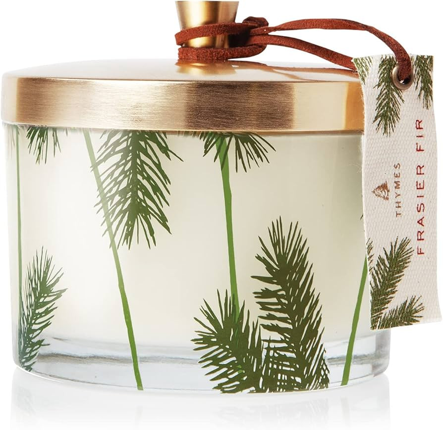 Thymes Heritage Pine Needle Candle - Scented Candle - Luxury Home Fragrance - Home Decor & Bathro... | Amazon (US)
