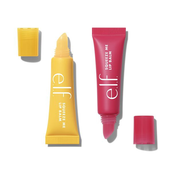 e.l.f. Cosmetics Squeeze Me More Lip Balm Duo In Mango & Watermelon - Vegan and Cruelty-Free Makeup | e.l.f. cosmetics (US)