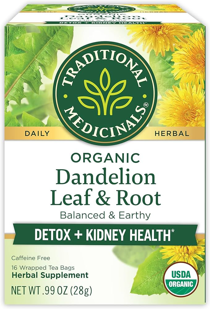 Traditional Medicinals Organic, Dandelion Leaf & Root - Dandelion Root Tea, Supports Normal Detox... | Amazon (US)
