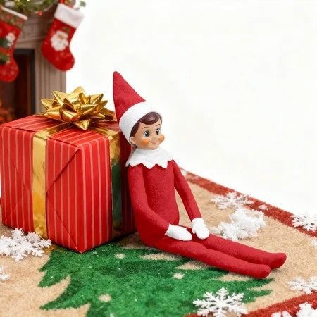 The E`l`f on the Shelf Plushee Pals Snuggler Christmas Tradition Doll - 15" Multicolor Plush Toys - Christmas Gift for Girls & Boys，Christmas E`l`f，Elfos De Navidad | Walmart (US)