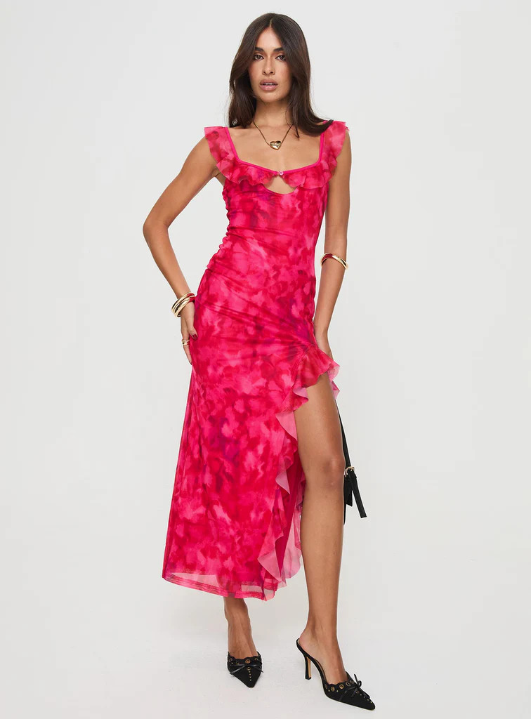 Ceri Maxi Dress Pink | Princess Polly US