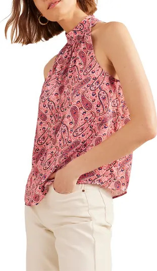 Boden Cutaway Satin Top | Nordstrom | Nordstrom