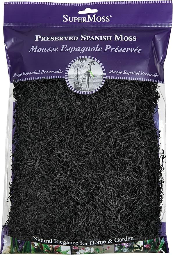 SuperMoss (26973) Spanish Moss Preserved, Black, 8oz | Amazon (US)